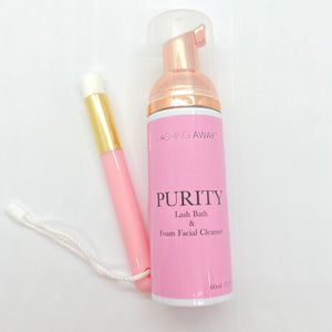 PURITY Lash Bath & Foam Facial Cleanser